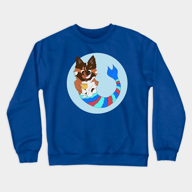 Tilly the Tortie Crewneck Sweatshirt by abrushwithhumor